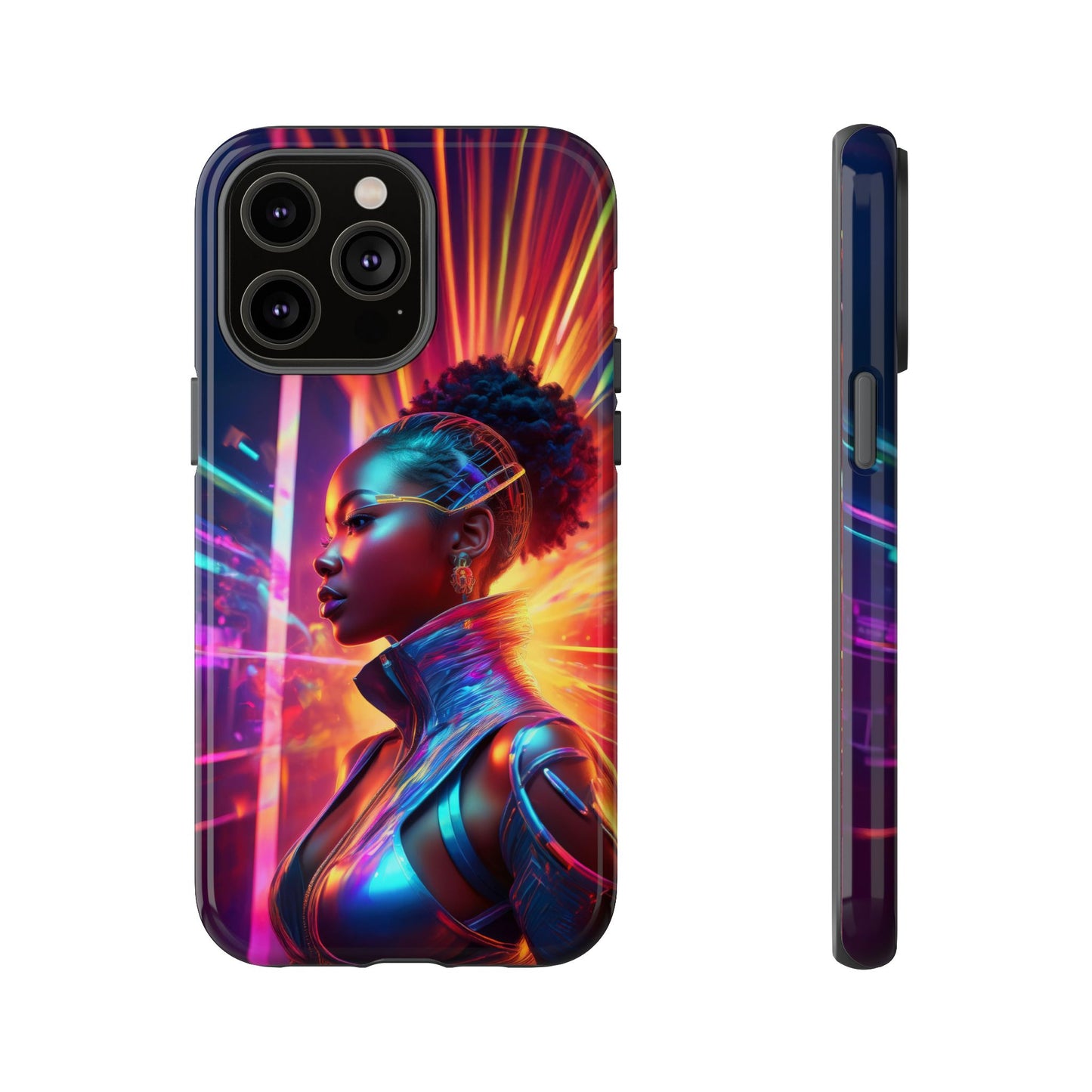 Futuristic Cyberpunk Female Cell Phone Case 001