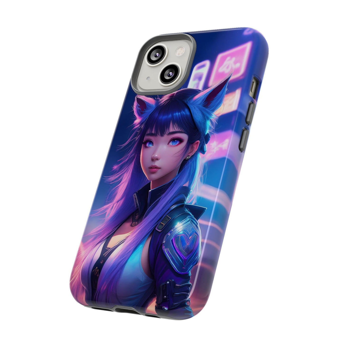 Futuristic Cyberpunk Female Cell Phone Case 010