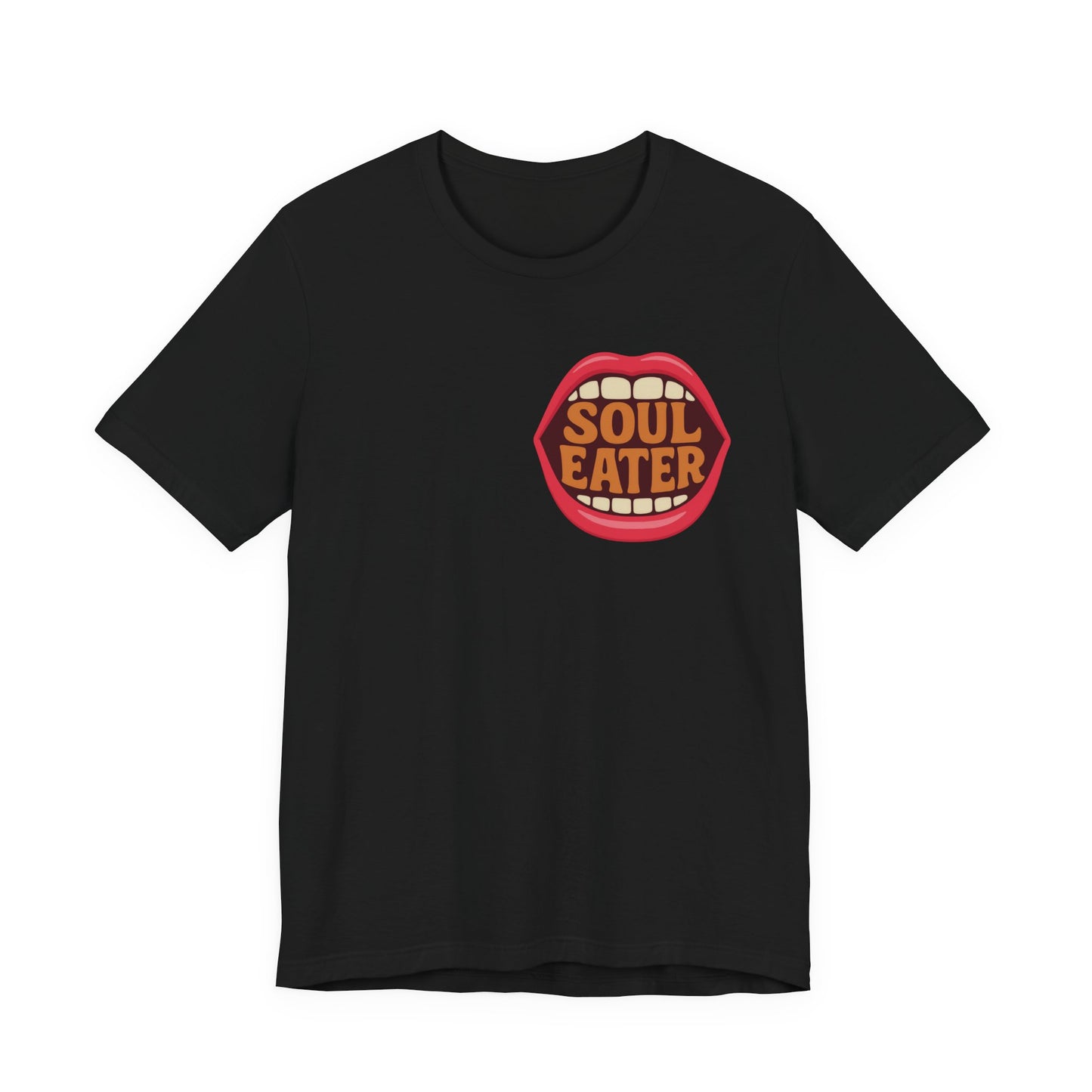 Colorful Design Soul Eater Shirt – Bold Funny Tee for Women Who Break Hearts and Don’t Apologize. Unisex Jersey Short Sleeve Tee