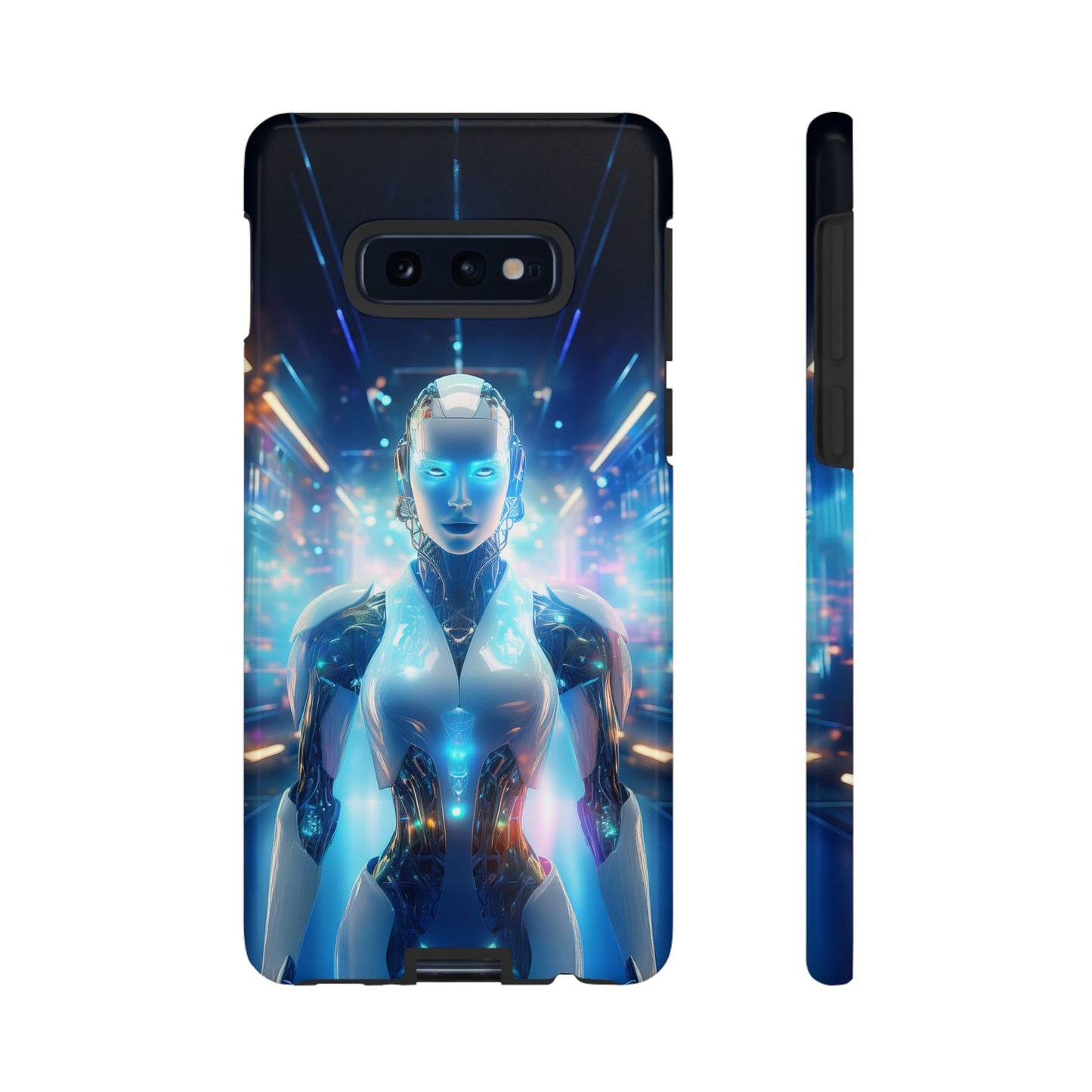 Futuristic Human Android Hybrid Cell Phone Case 012