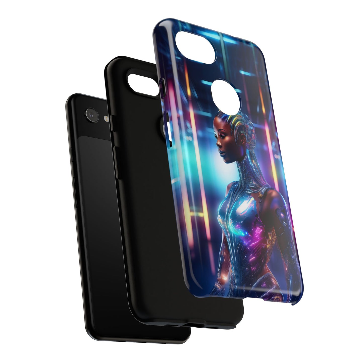 Futuristic Human Android Hybrid Cell Phone Case 014