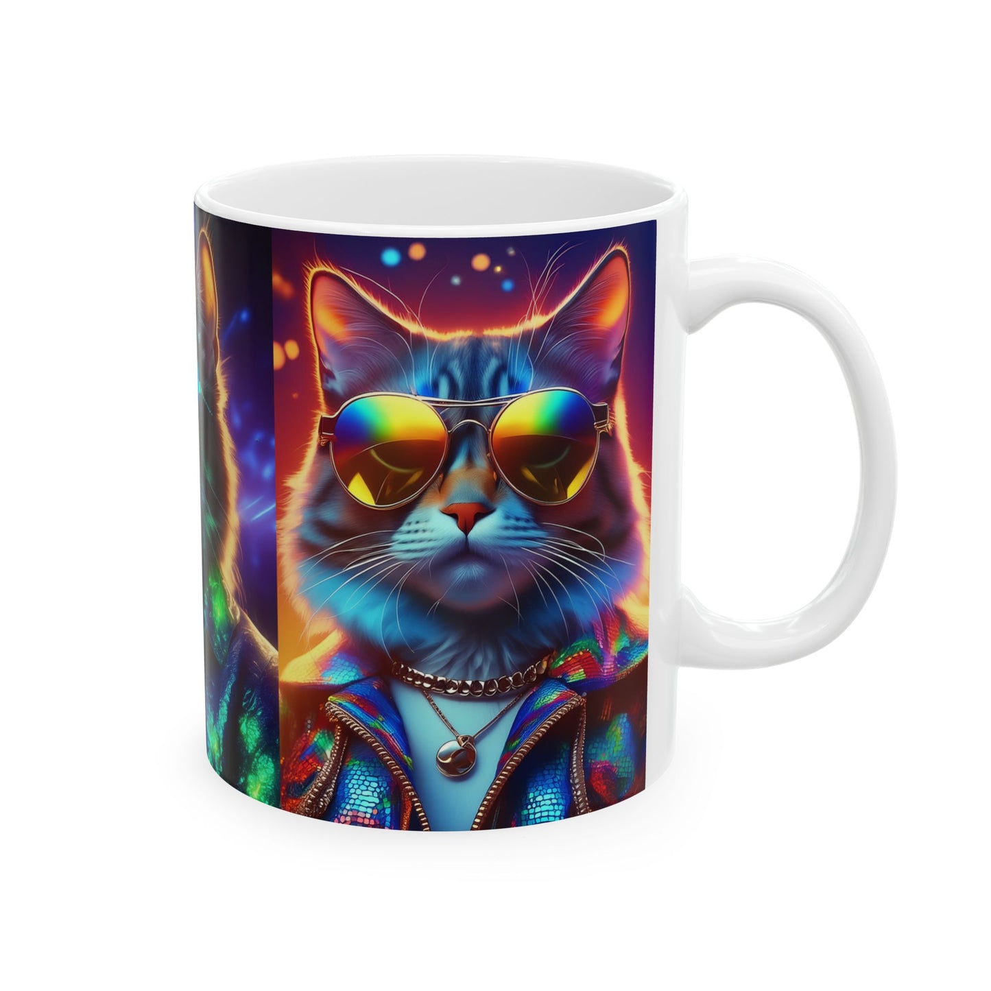 Cool Cats Ceramic Mug, (11oz, 15oz)