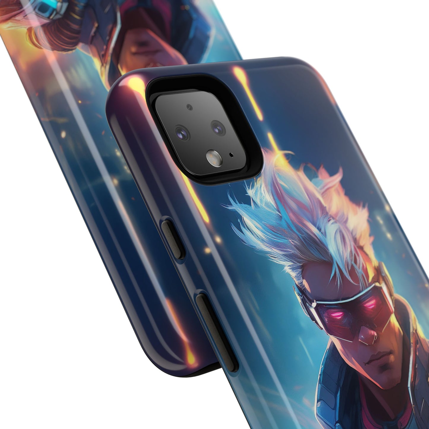 Futuristic Cyberpunk Male Cell Phone Case 018