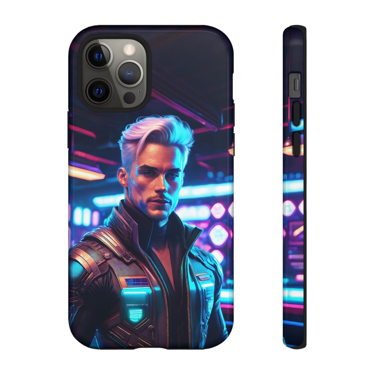 Futuristic Cyberpunk Male Cell Phone Case 008