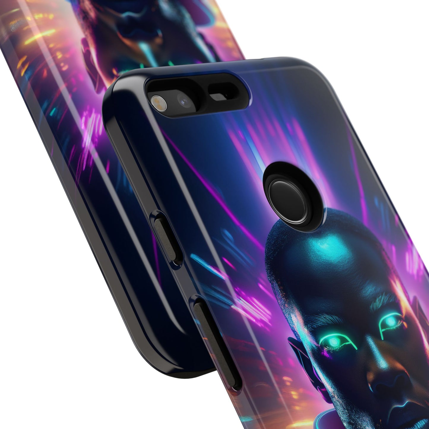 Futuristic Cyberpunk Male Cell Phone Case 022