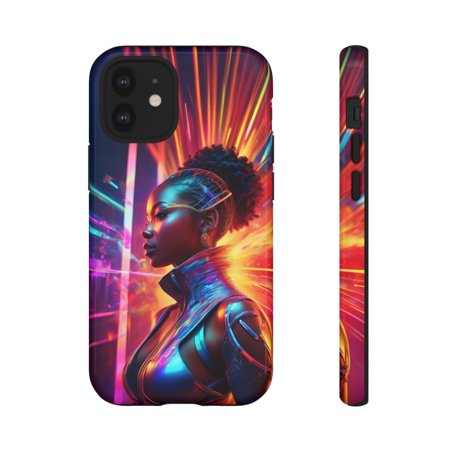 Futuristic Cyberpunk Female Cell Phone Case 001