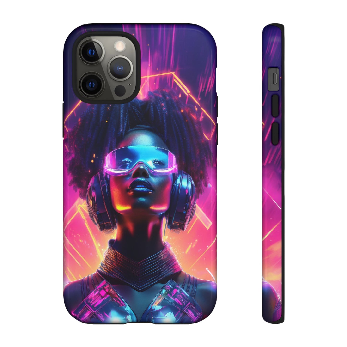 Futuristic Cyberpunk Female Cell Phone Case 030