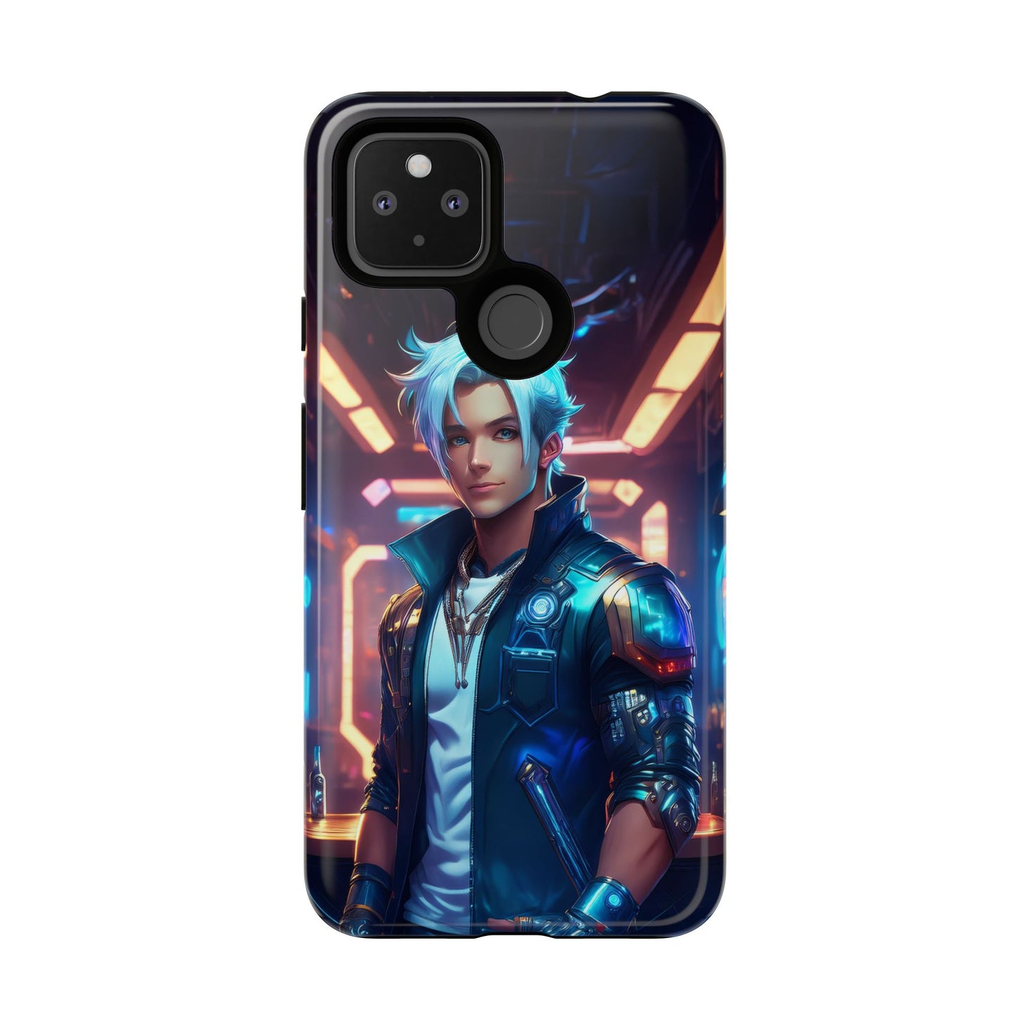 Futuristic Cyberpunk Male Cell Phone Case 009