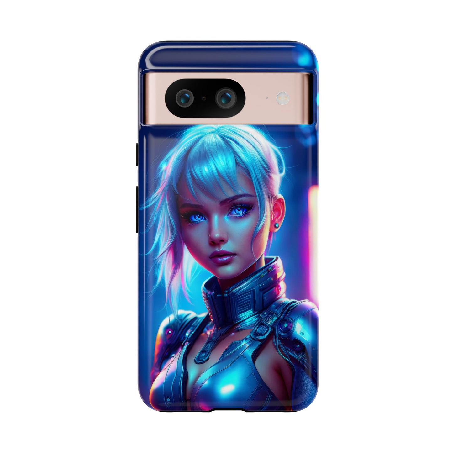 Futuristic Cyberpunk Female Cell Phone Case 013