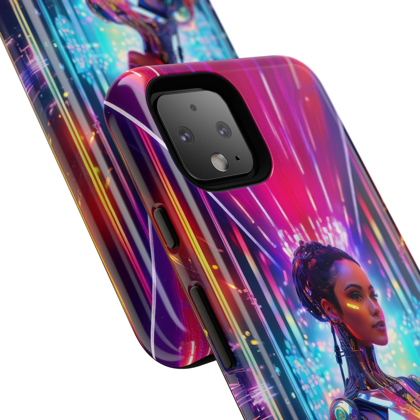 Futuristic Human Android Hybrid Cell Phone Case 006