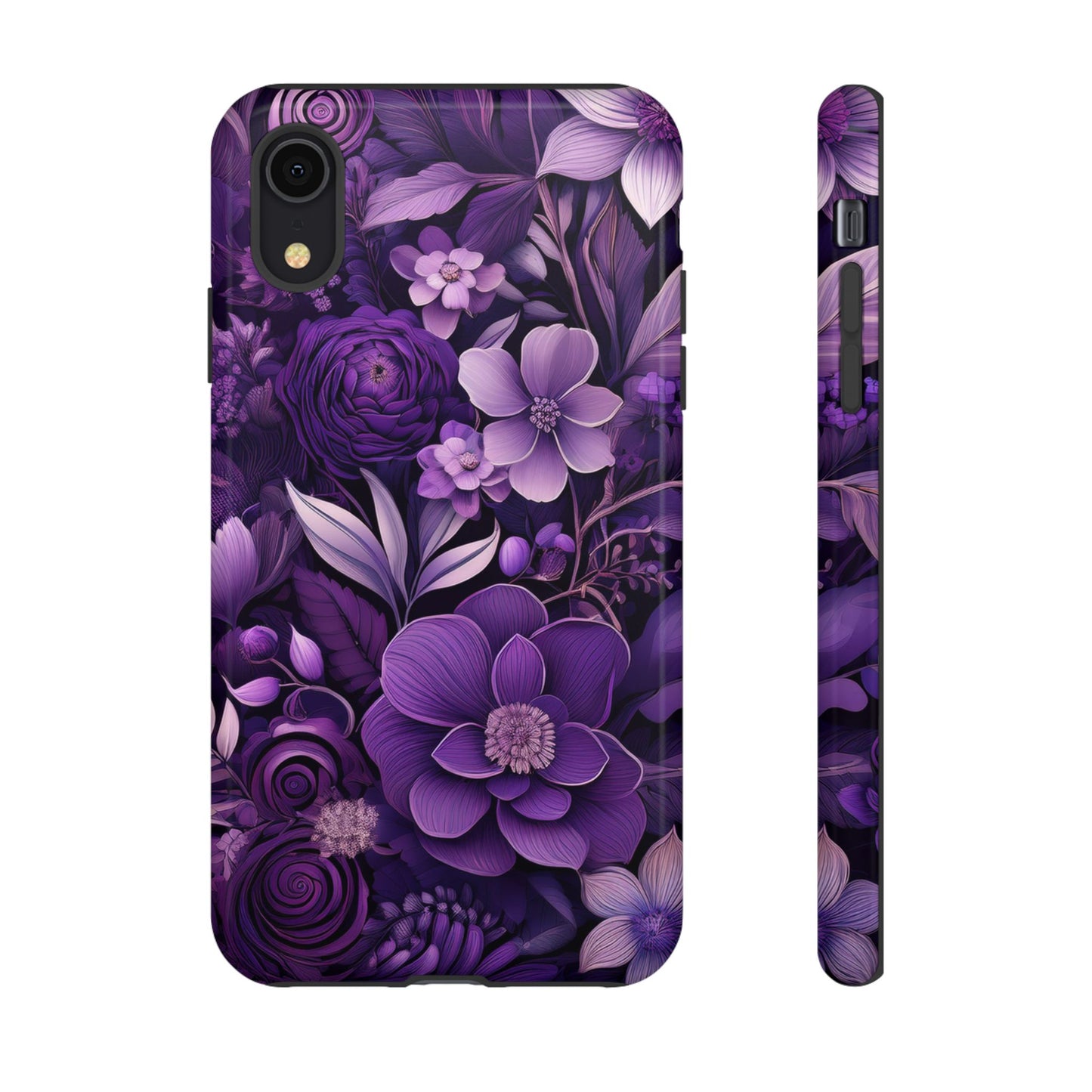 Purple Florals Tough Cases