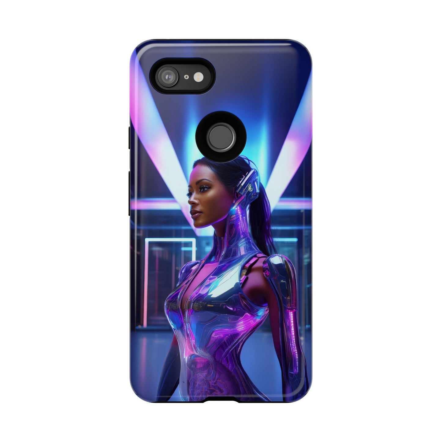 Futuristic Human Android Hybrid Cell Phone Case 017