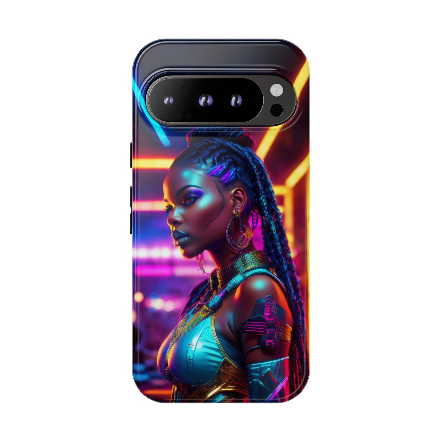 Futuristic Cyberpunk Female Cell Phone Case 006