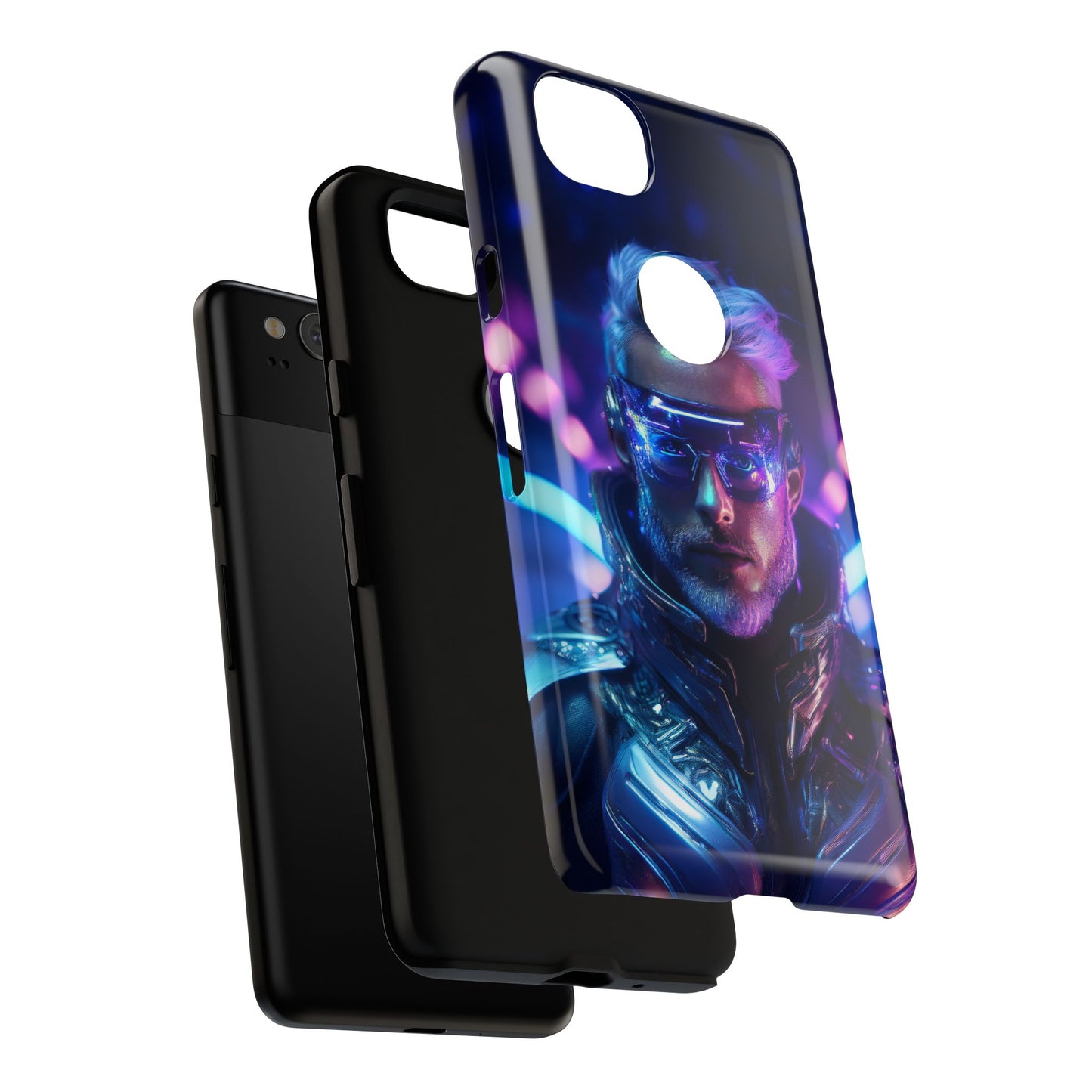 Futuristic Cyberpunk Male Cell Phone Case 020