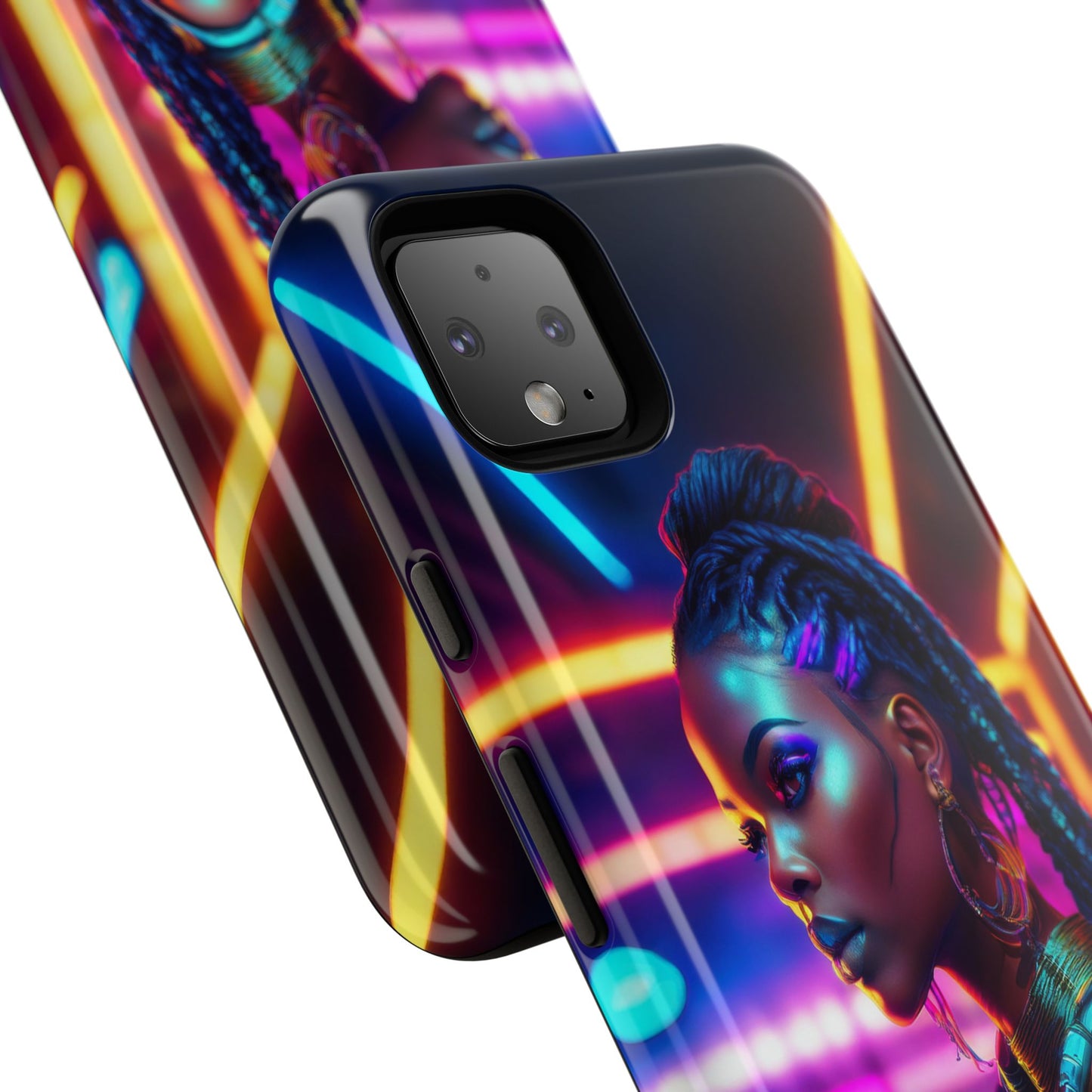 Futuristic Cyberpunk Female Cell Phone Case 006