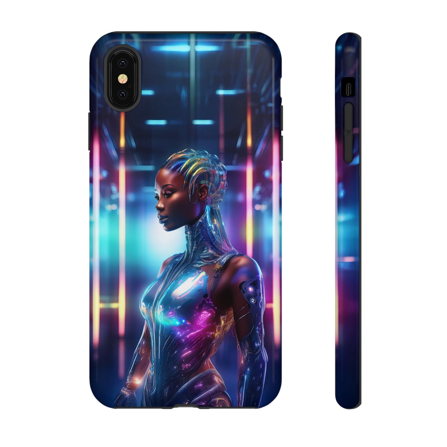 Futuristic Human Android Hybrid Cell Phone Case 014