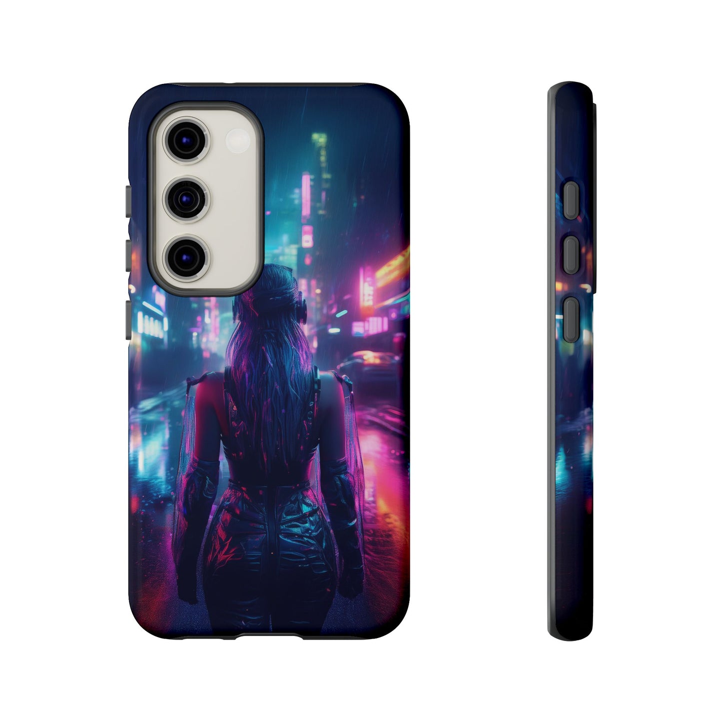 Futuristic Cyberpunk Female Cell Phone Case 032