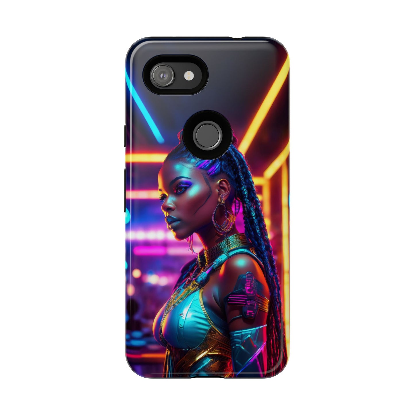 Futuristic Cyberpunk Female Cell Phone Case 006