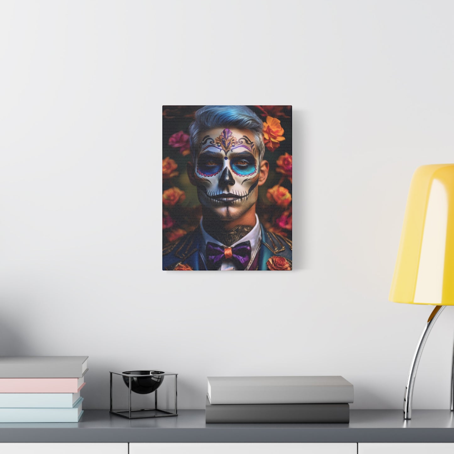 Dia de los Muertos Canvas Art | Day of the Dead - Stretched Matte Wall Decor 001