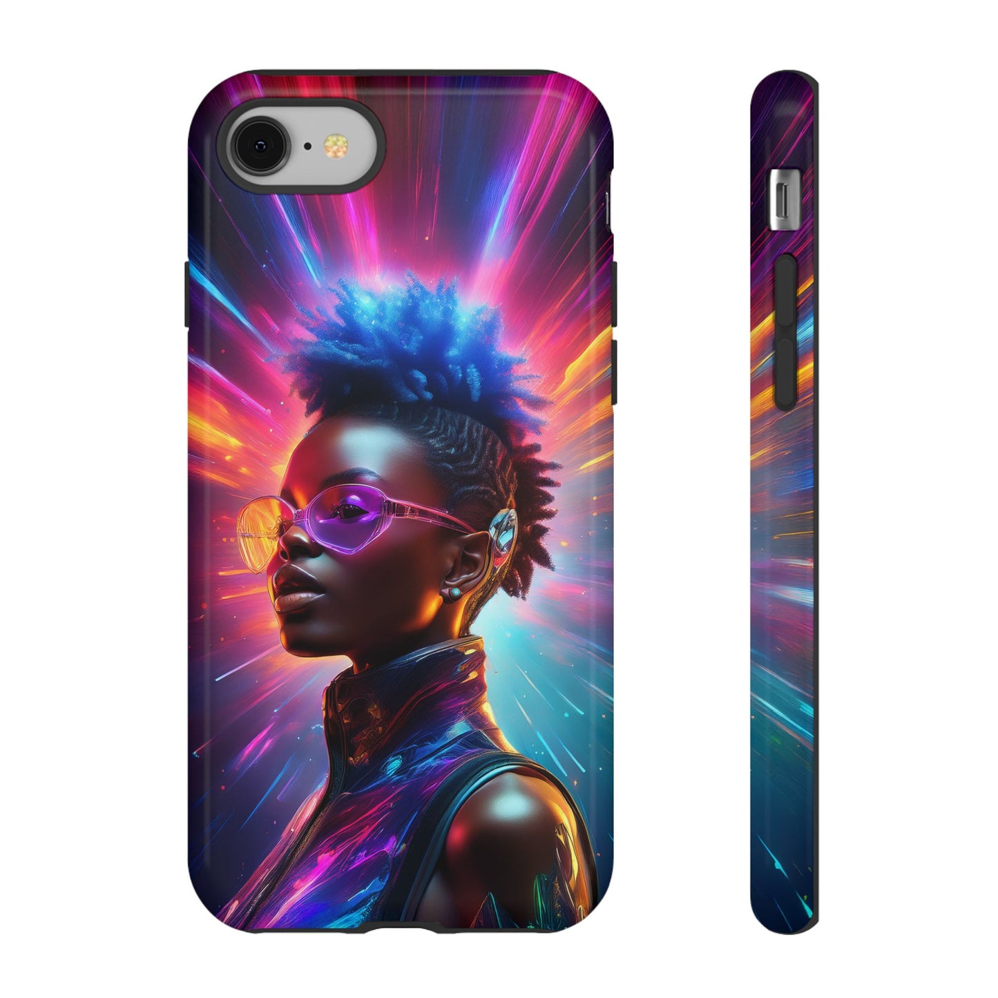 Futuristic Cyberpunk Female Cell Phone Case 026