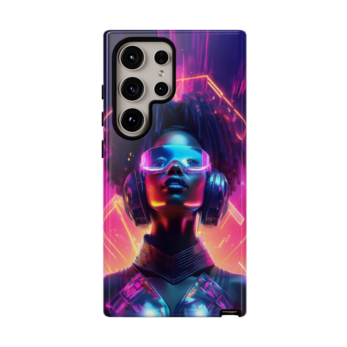 Futuristic Cyberpunk Female Cell Phone Case 030