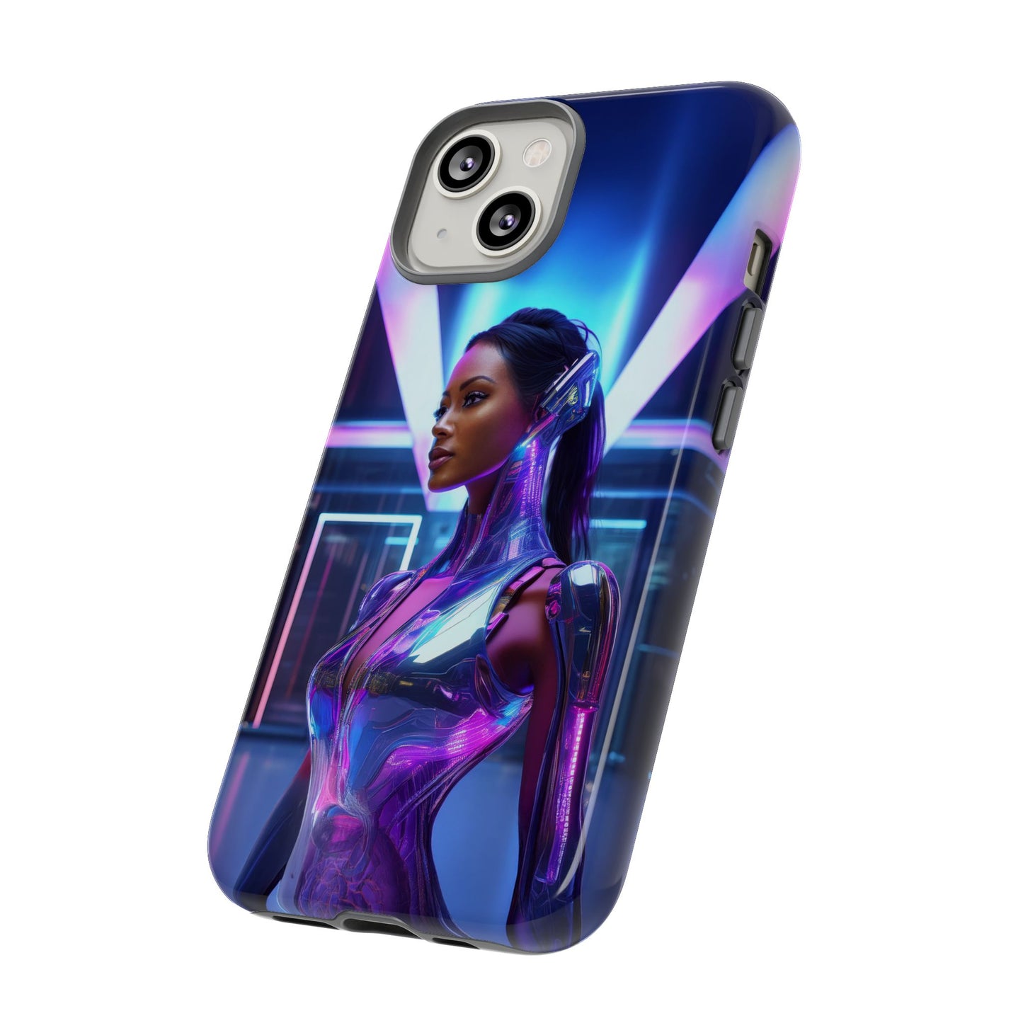 Futuristic Human Android Hybrid Cell Phone Case 017