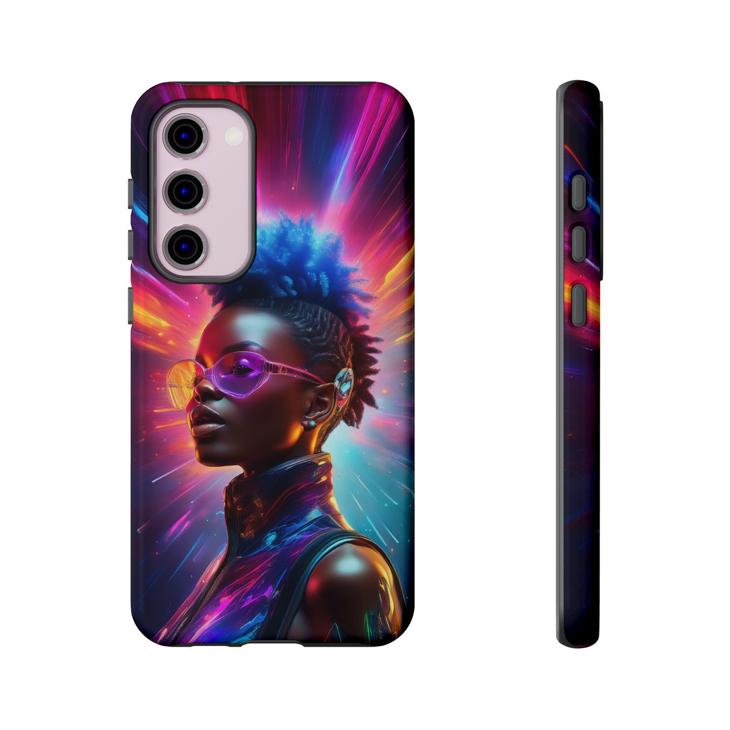 Futuristic Cyberpunk Female Cell Phone Case 026