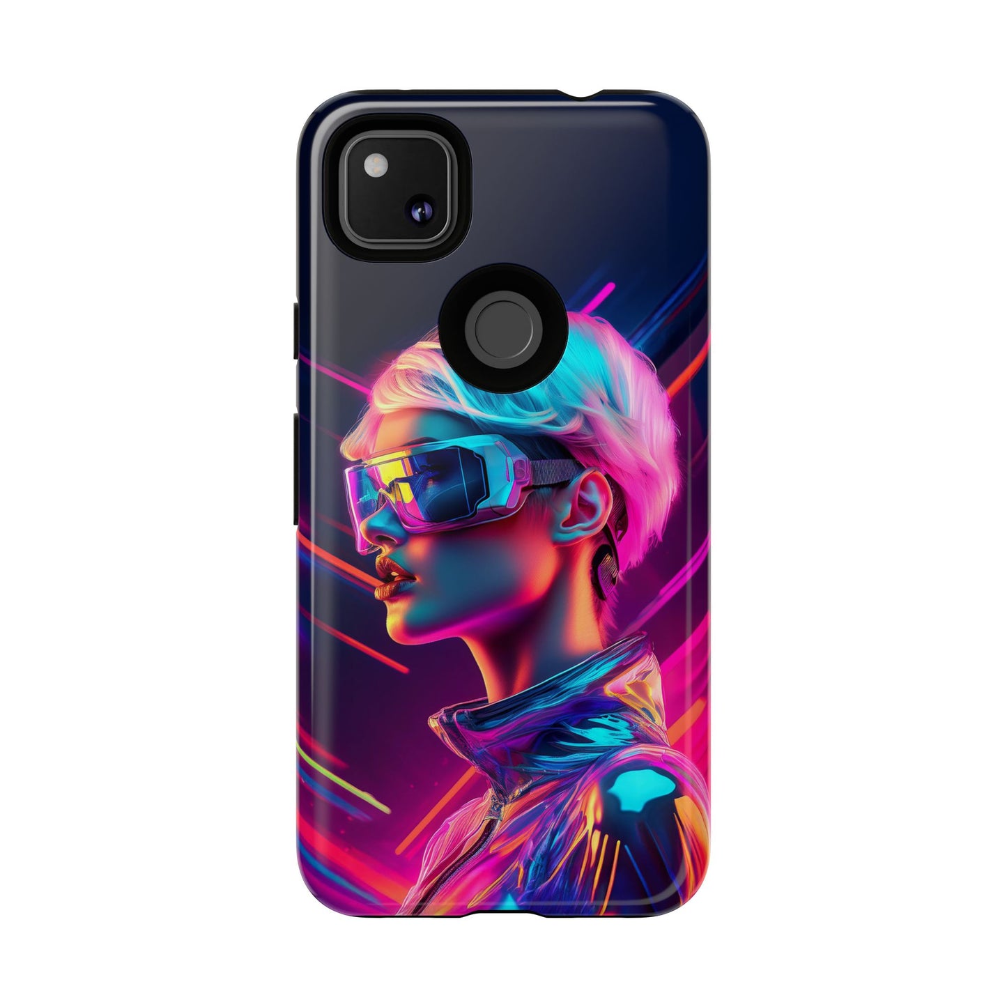 Futuristic Cyberpunk Female Cell Phone Case 031