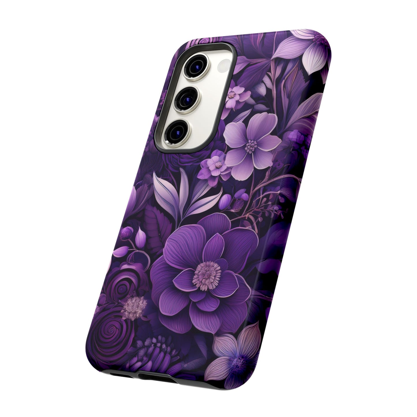 Purple Florals Tough Cases