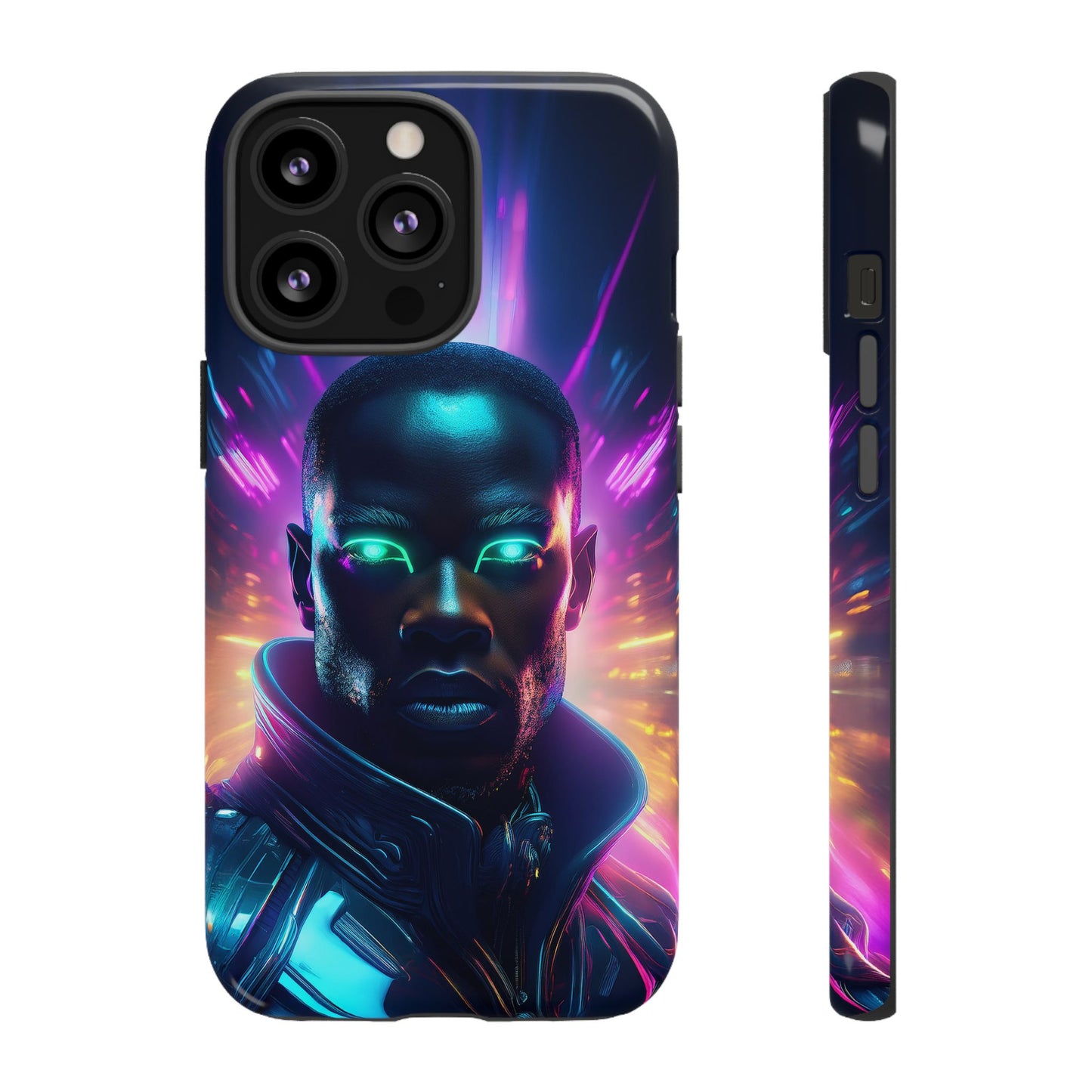 Futuristic Cyberpunk Male Cell Phone Case 022