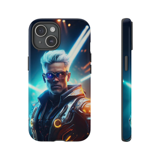 Futuristic Cyberpunk Male Cell Phone Case 013