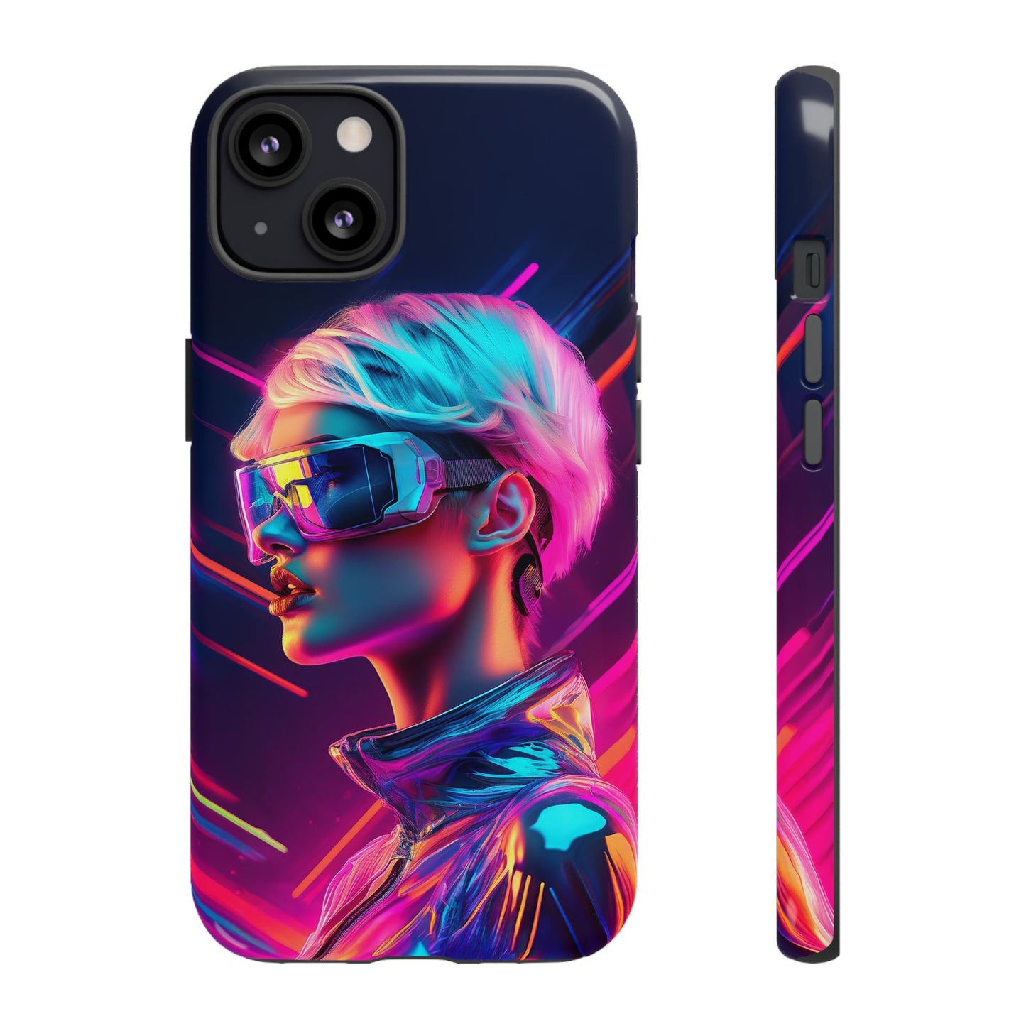 Futuristic Cyberpunk Female Cell Phone Case 031