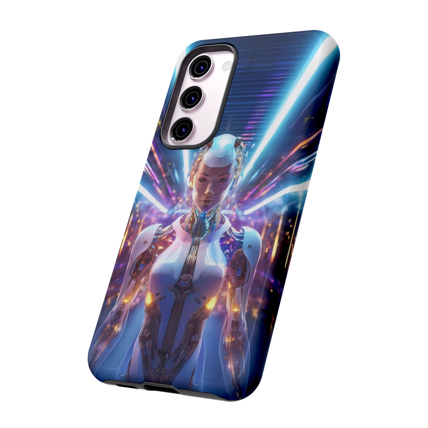 Futuristic Human Android Hybrid Cell Phone Case 007