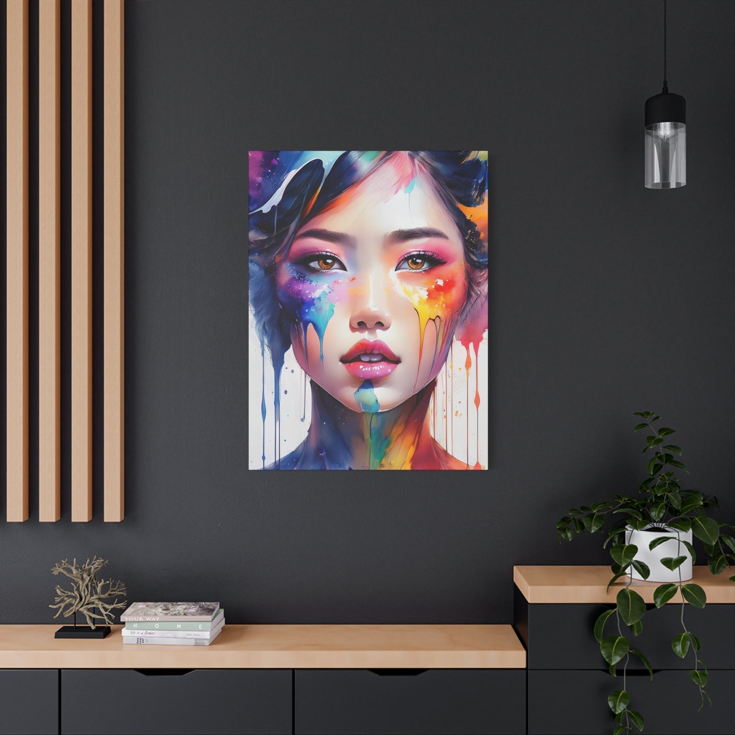 Painted Beauty 002 Canvas Wall Art