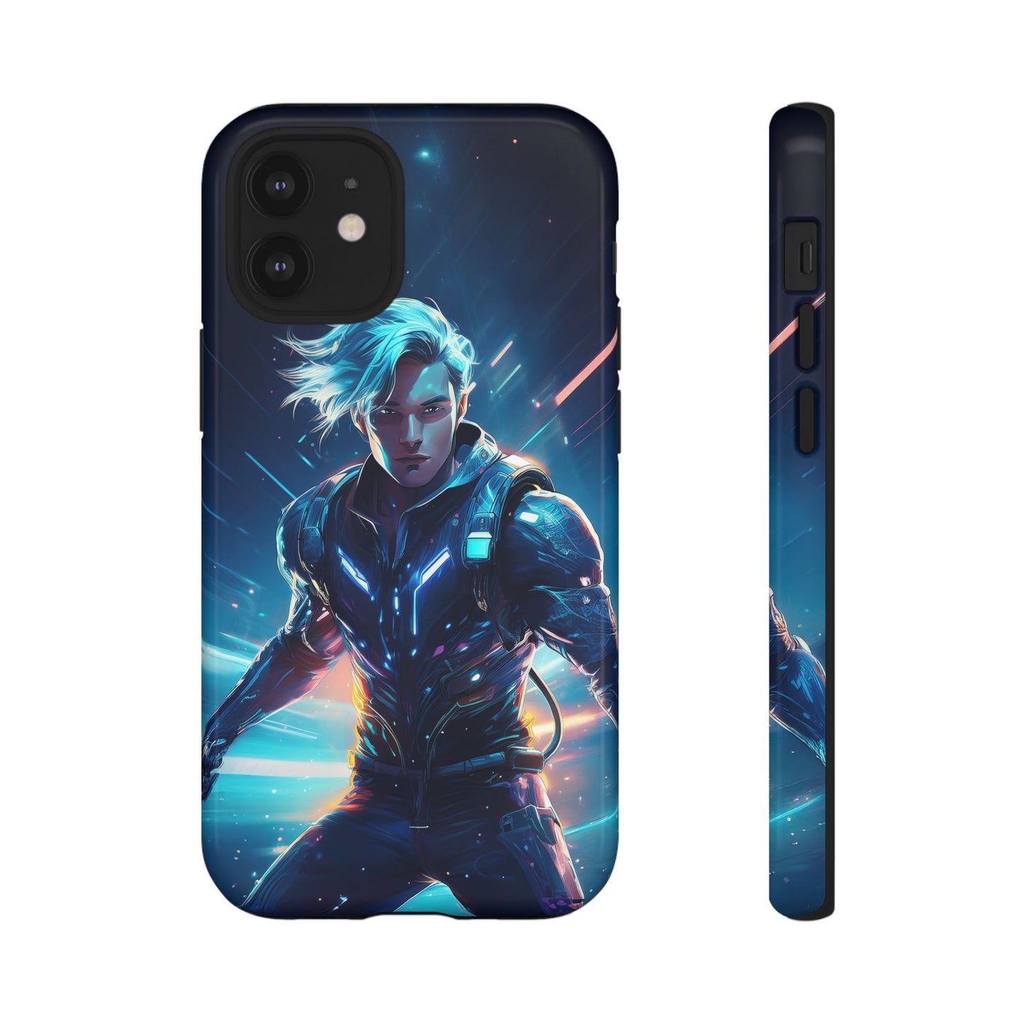 Futuristic Cyberpunk Male Cell Phone Case 024