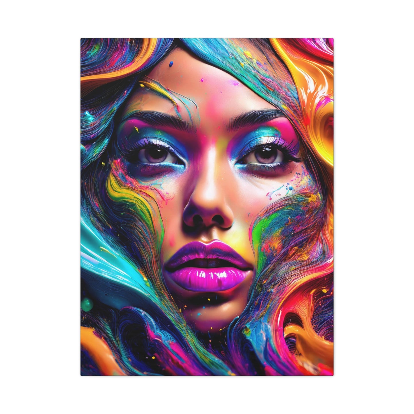 Painted Beauty 012 Canvas Wall Art