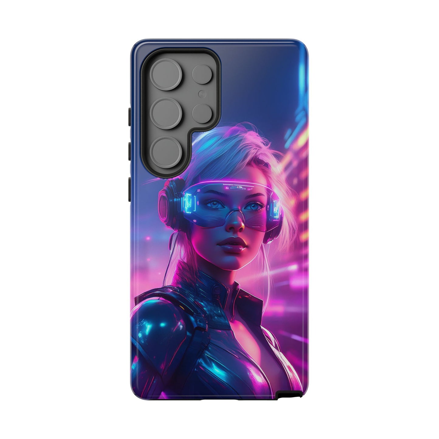 Futuristic Cyberpunk Female Cell Phone Case 029