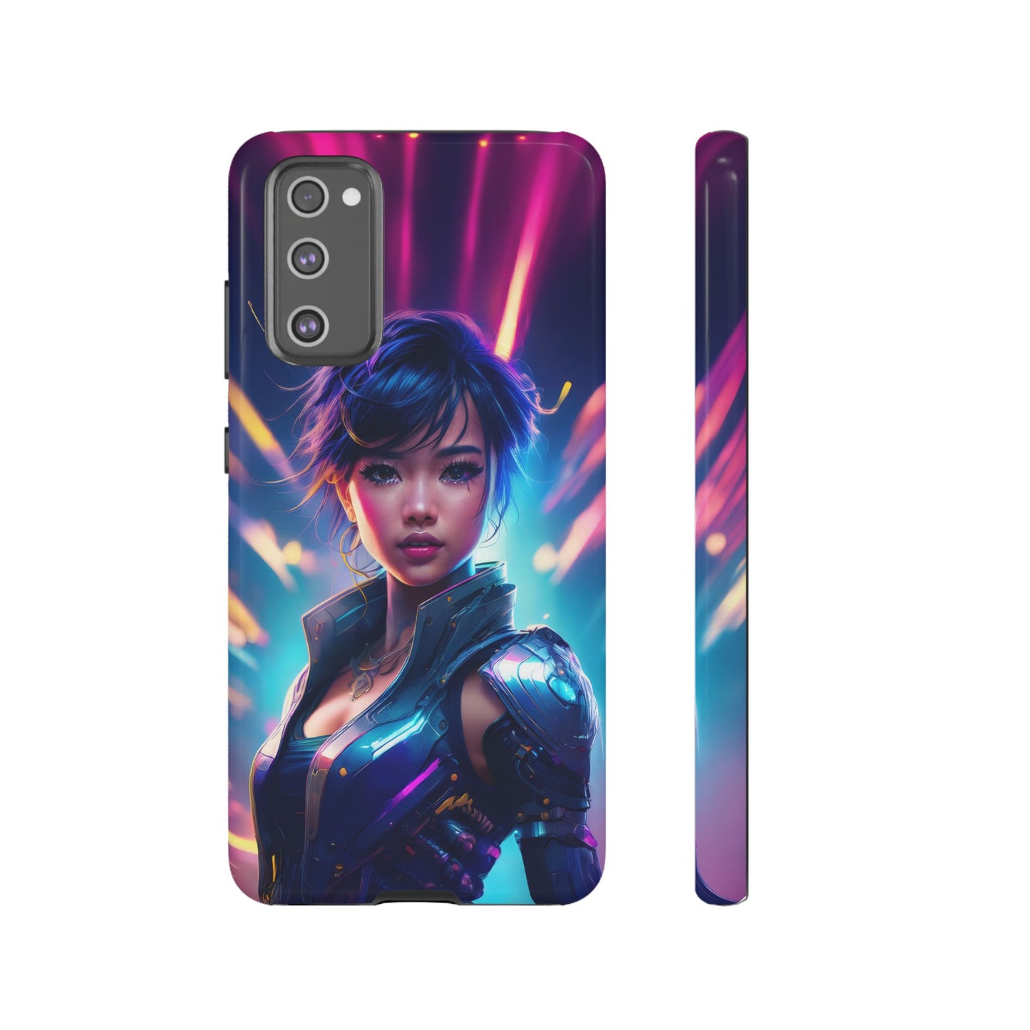 Futuristic Cyberpunk Female Cell Phone Case 024