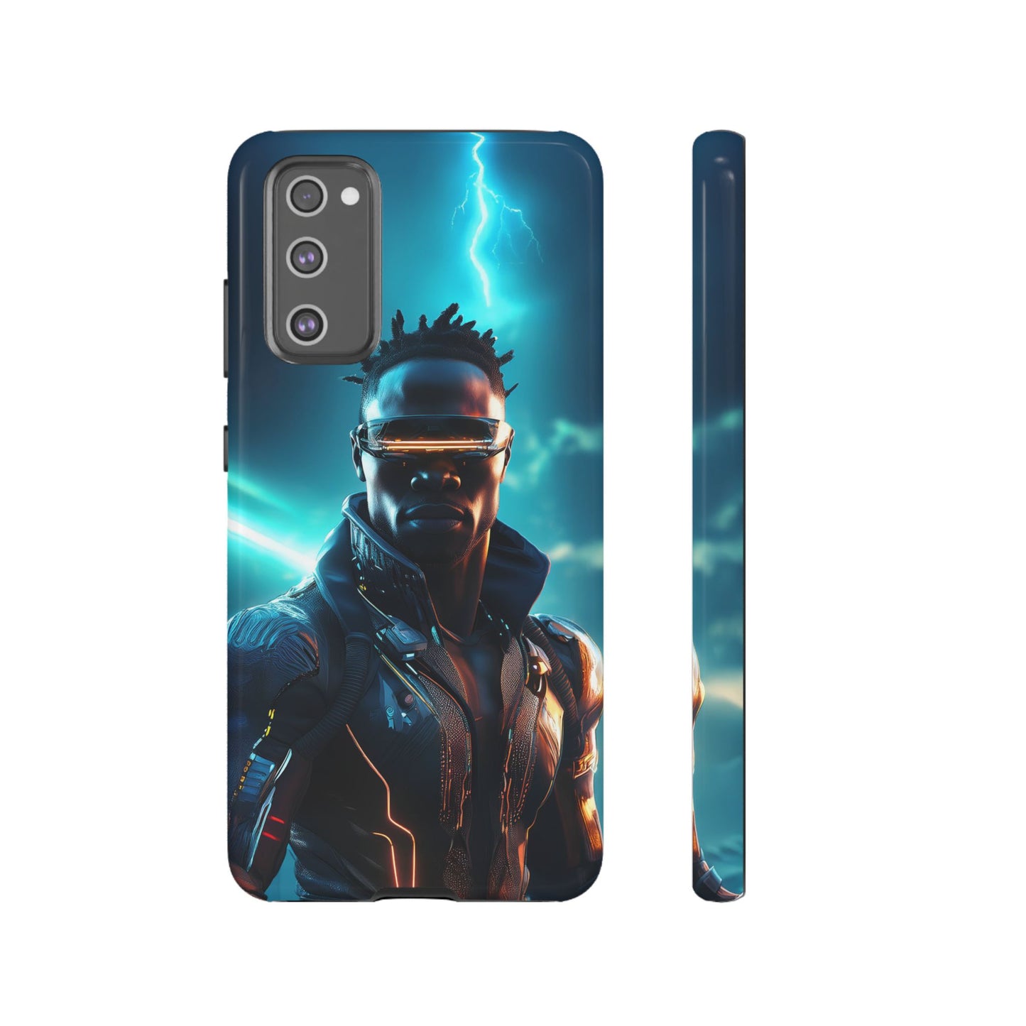 Futuristic Cyberpunk Male Cell Phone Case 014