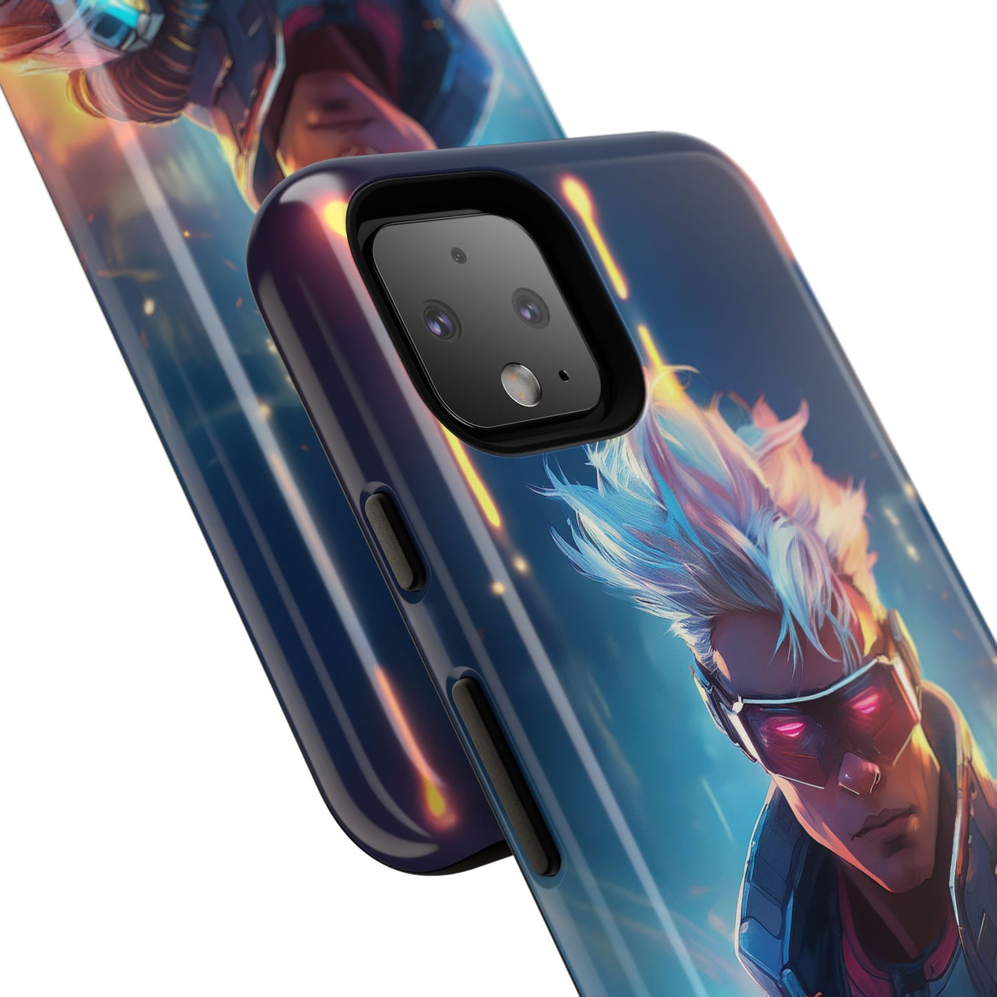 Futuristic Cyberpunk Male Cell Phone Case 018