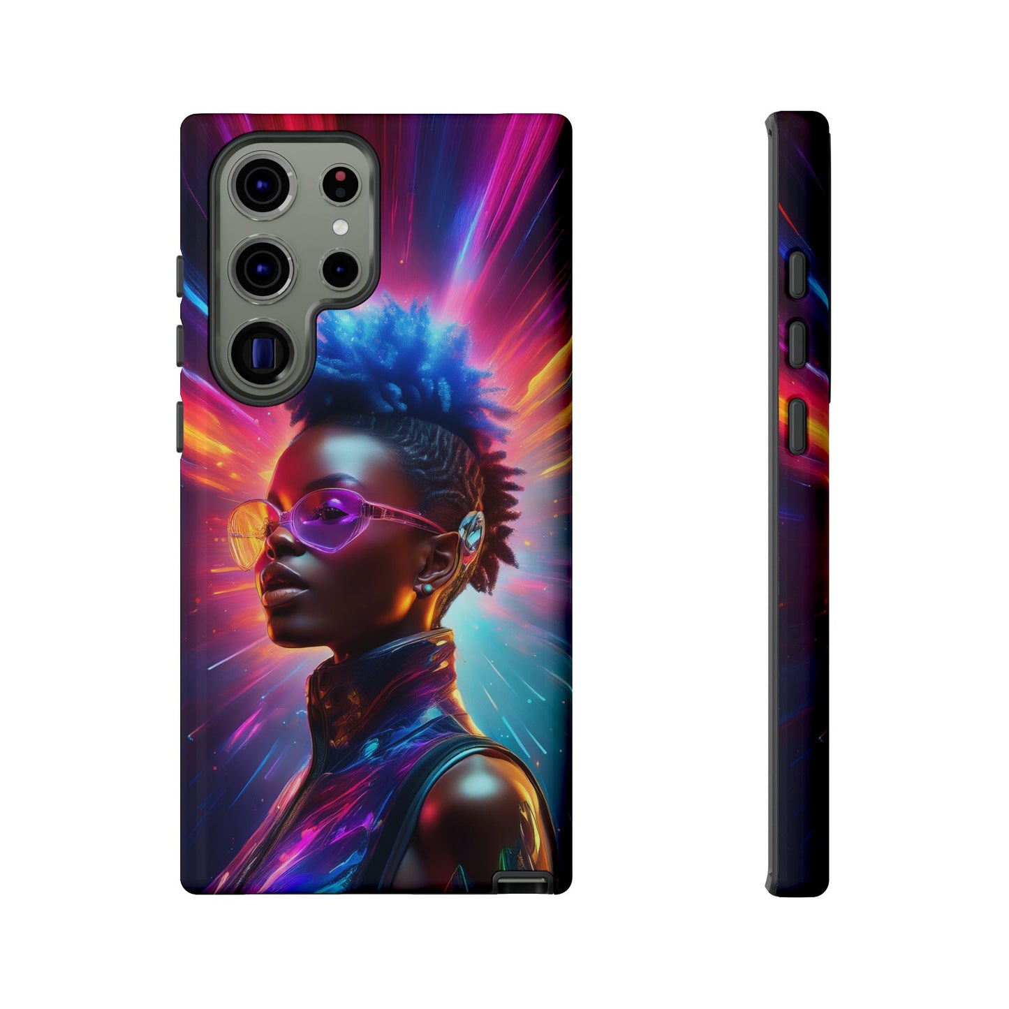 Futuristic Cyberpunk Female Cell Phone Case 026