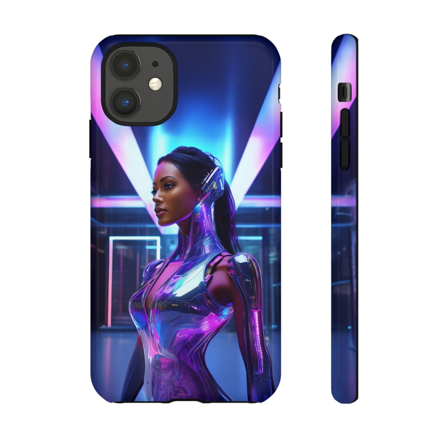 Futuristic Human Android Hybrid Cell Phone Case 017