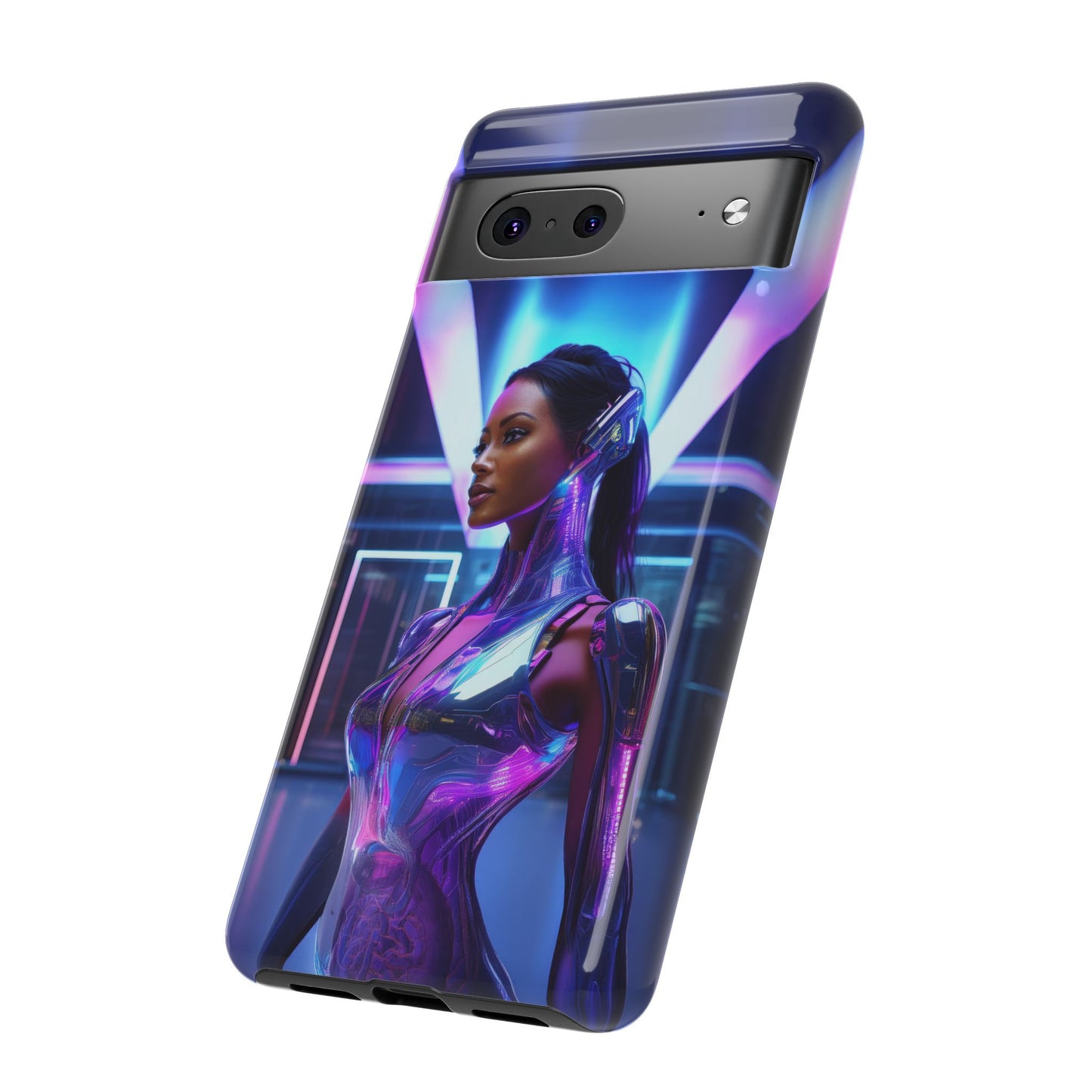 Futuristic Human Android Hybrid Cell Phone Case 017