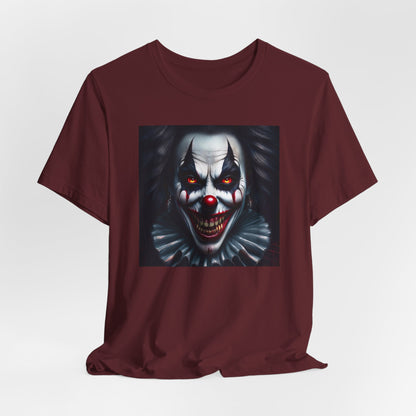 Nightmare Clown Halloween Shirt – Evil Clown Face Tee for Scary Halloween Vibes