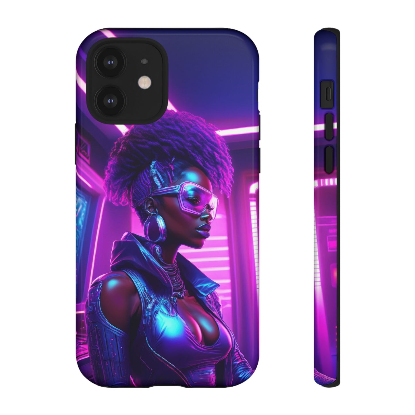 Futuristic Cyberpunk Female Cell Phone Case 004