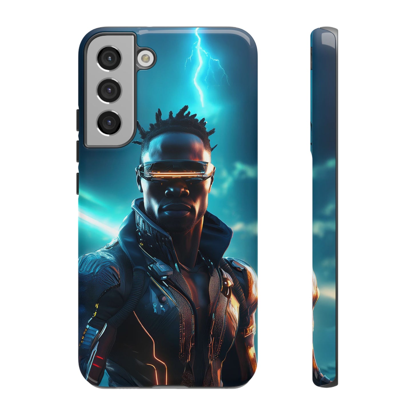 Futuristic Cyberpunk Male Cell Phone Case 014