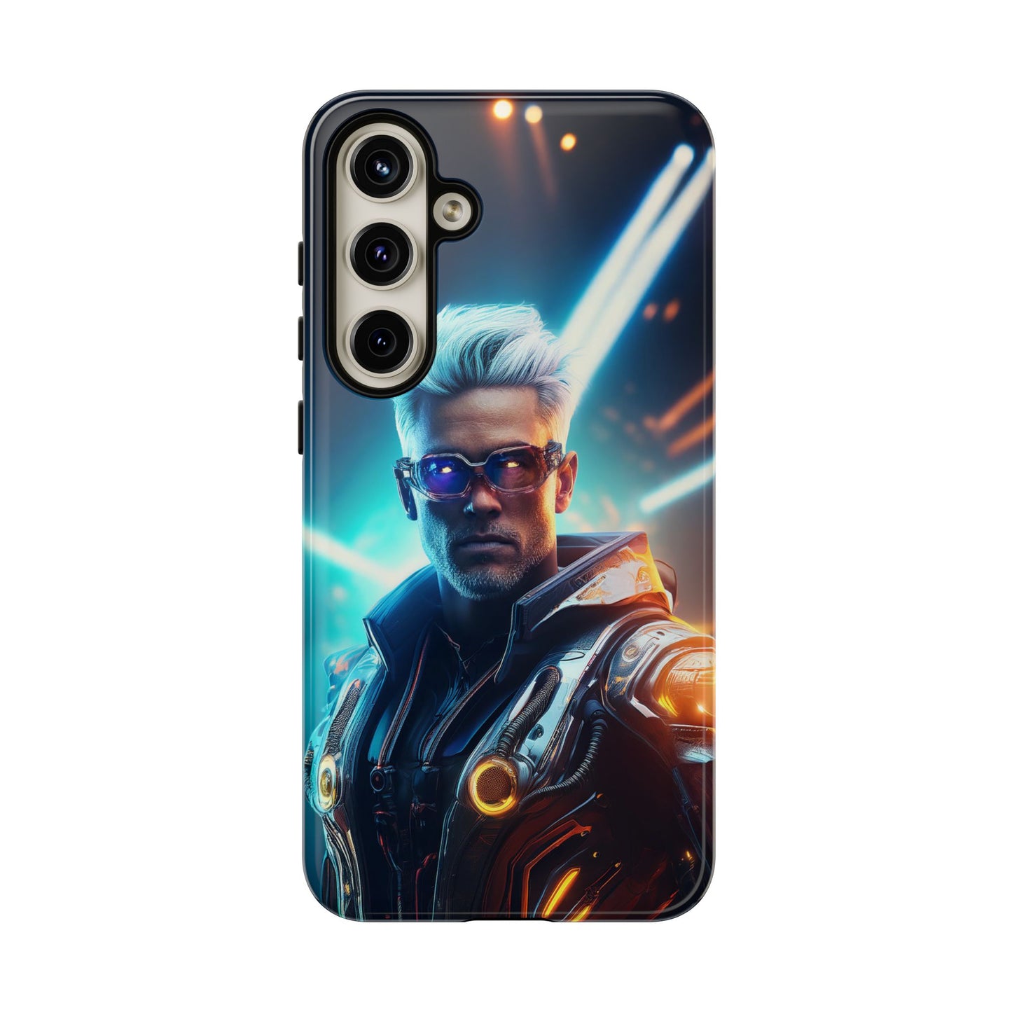 Futuristic Cyberpunk Male Cell Phone Case 013