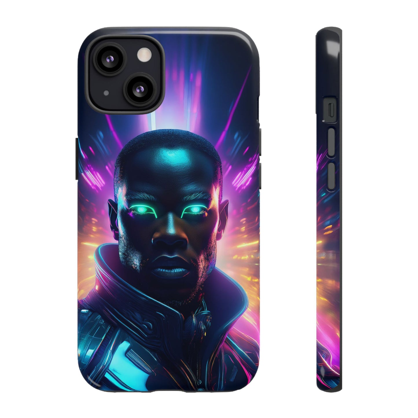 Futuristic Cyberpunk Male Cell Phone Case 022