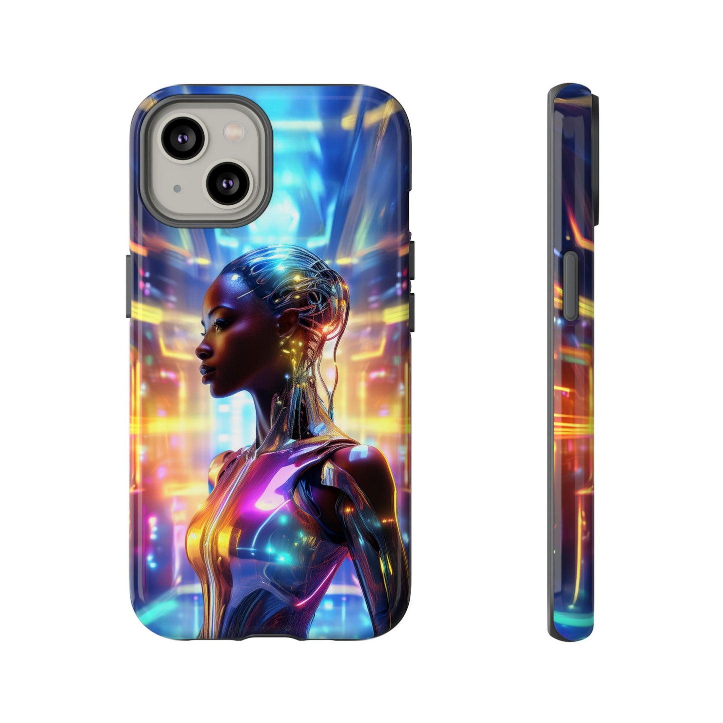 Futuristic Human Android Hybrid Cell Phone Case 011