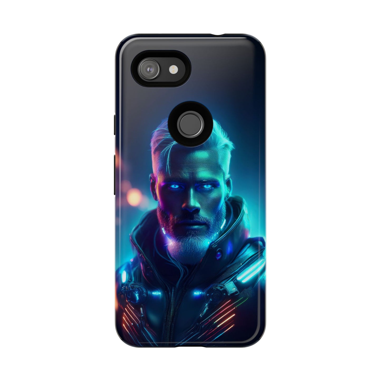 Futuristic Cyberpunk Male Cell Phone Case 023